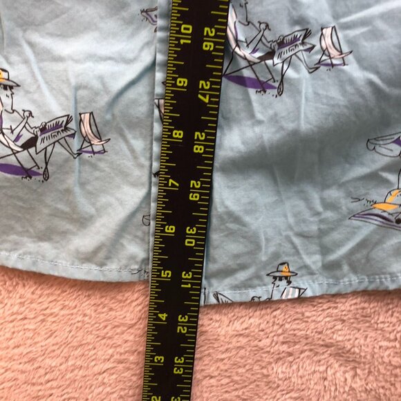 Ditch Plains Mens Hawaiian Shirt Size XL Short Sleeve Relaxed Casual Summer - Picture 4 of 9